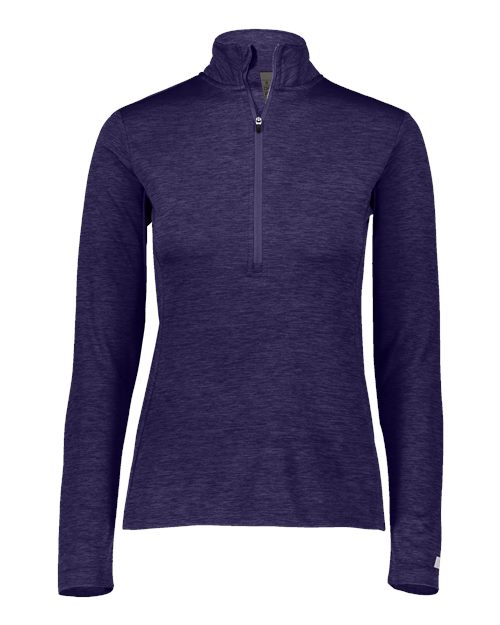 Women's Striated Quarter-Zip Pullover | USA Decoration