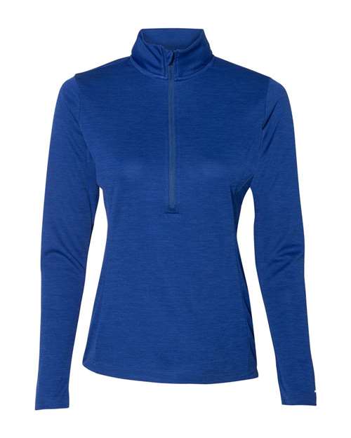Women's Striated Quarter-Zip Pullover | USA Decoration