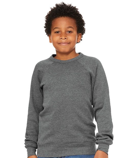 Youth Sponge Fleece Crewneck Sweatshirt | USA Decoration