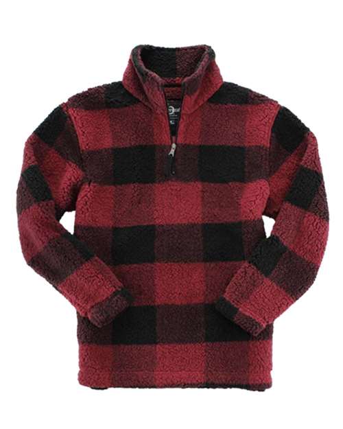 Sherpa Fleece Quarter-Zip Pullover | USA Decoration