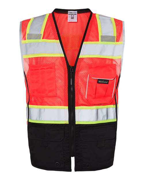 Premium Black Series® Black Bottom Class 2 Vest | USA Decoration
