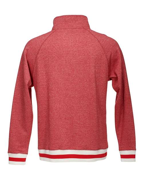Peppered Fleece Quarter-Zip Sweatshirt | USA Decoration