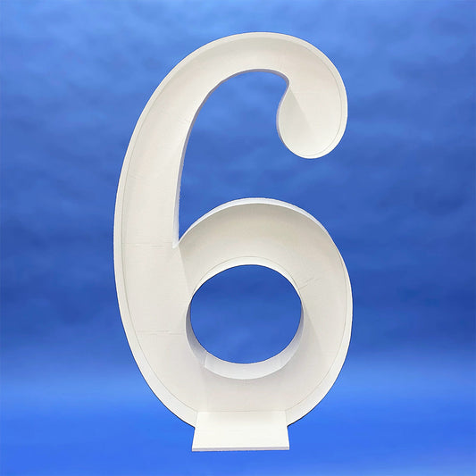 59 inch NUMBER - 6 MOSAIC FRAME | USA Decoration®