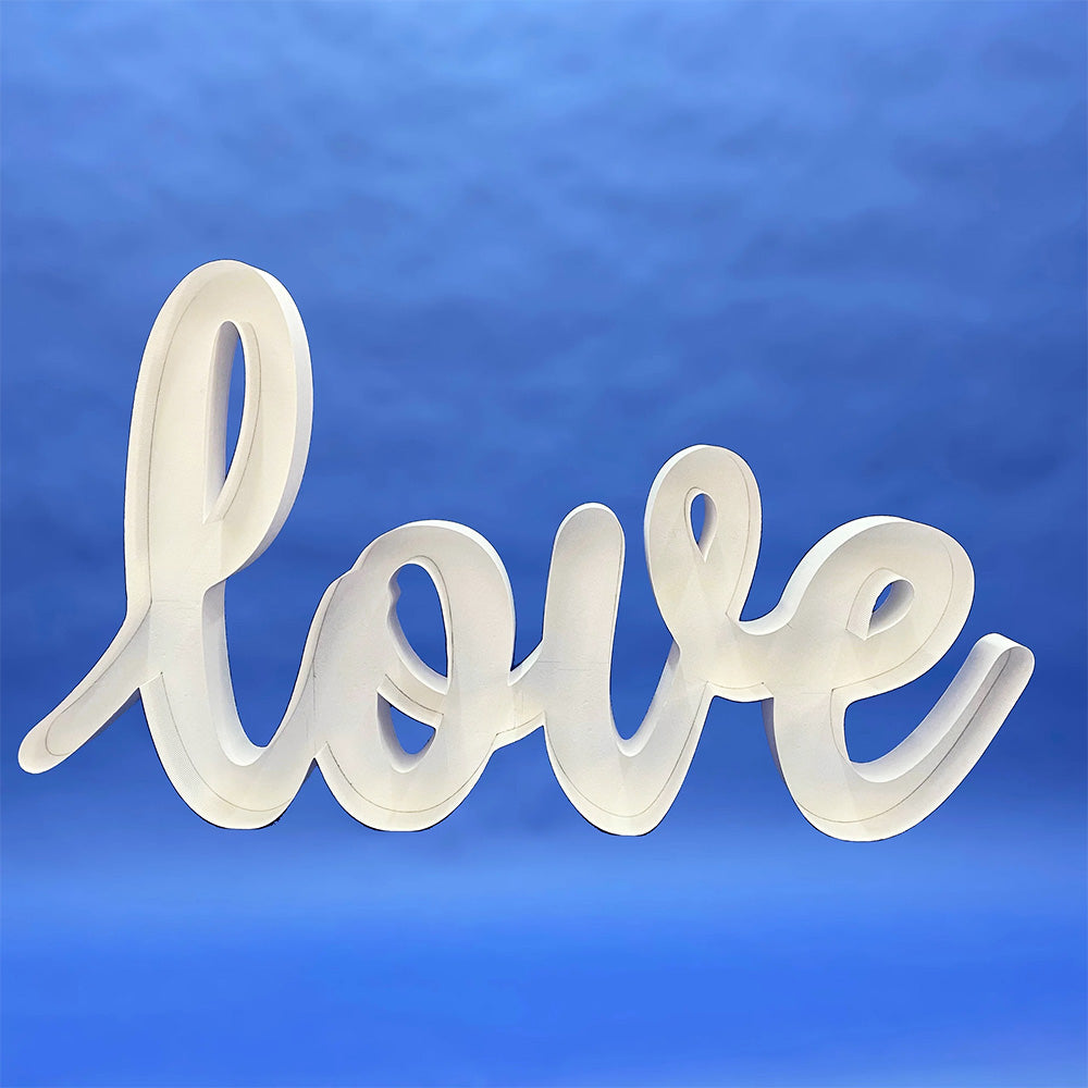 59 inch SCRIPT - LOVE MOSAIC FRAME | USA Decoration®