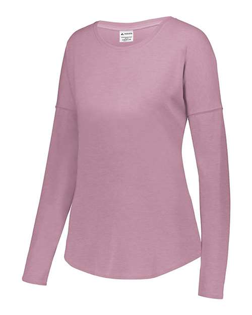 Women's Lux Triblend Long Sleeve T-Shirt | USA Decoration