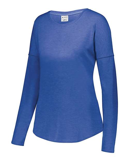 Women's Lux Triblend Long Sleeve T-Shirt | USA Decoration