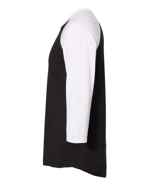 Premium Blend Ringspun Three-Quarter Sleeve Raglan Baseball T-Shirt | USA Decoration