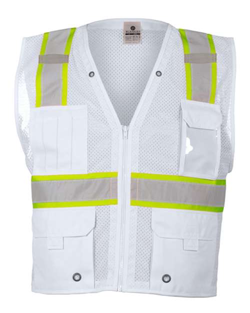 EV Series® Enhanced Visibility Multi-Pocket Mesh Vest | USA Decoration