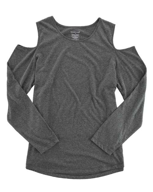 Women's Cold Shoulder Long Sleeve T-Shirt | USA Decoration