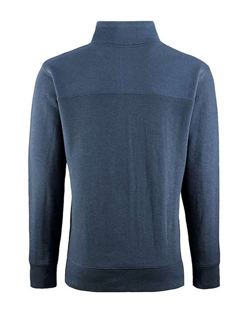 Ripple Fleece Snap Sweatshirt | USA Decoration