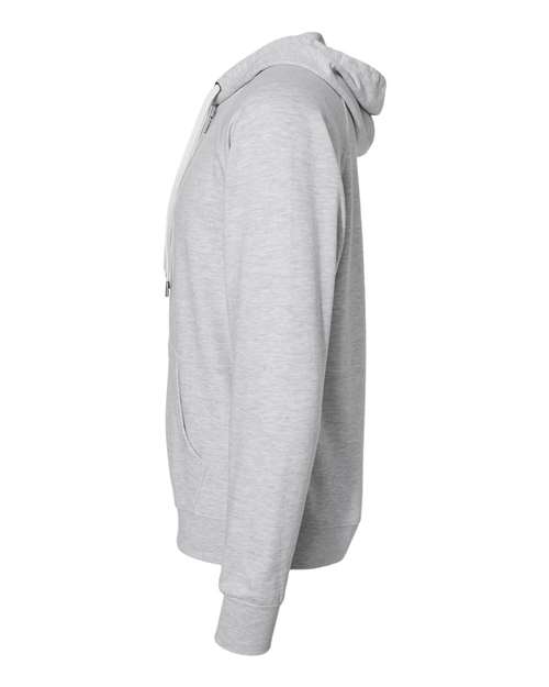 Icon Lightweight Loopback Terry Full-Zip Hooded Sweatshirt | USA Decoration