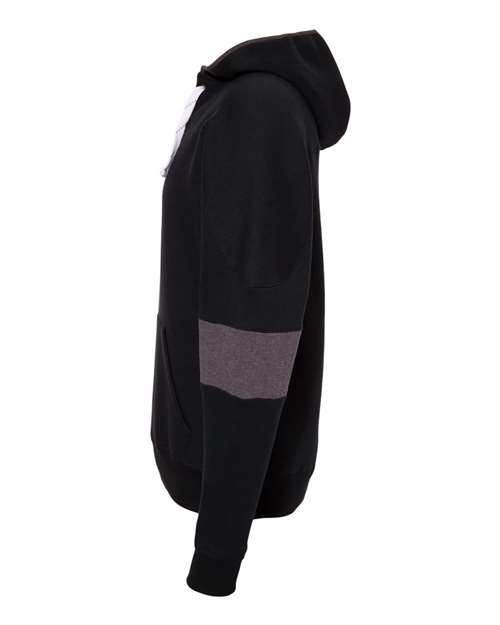 Sport Lace Colorblocked Fleece Hooded Sweatshirt | USA Decoration