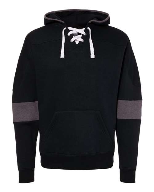 Sport Lace Colorblocked Fleece Hooded Sweatshirt | USA Decoration