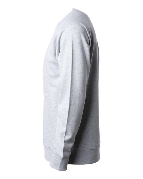 Icon Lightweight Loopback Terry Crewneck Sweatshirt | USA Decoration