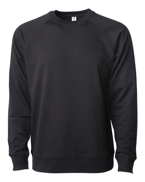 Icon Lightweight Loopback Terry Crewneck Sweatshirt | USA Decoration