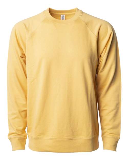 Icon Lightweight Loopback Terry Crewneck Sweatshirt | USA Decoration