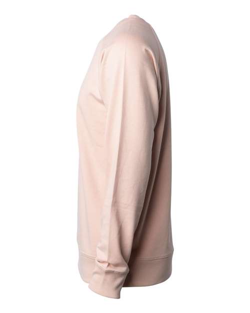 Icon Lightweight Loopback Terry Crewneck Sweatshirt | USA Decoration