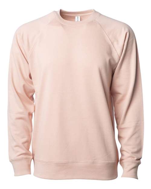 Icon Lightweight Loopback Terry Crewneck Sweatshirt | USA Decoration