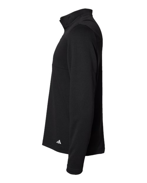 3-Stripes Double Knit Quarter-Zip Pullover | USA Decoration