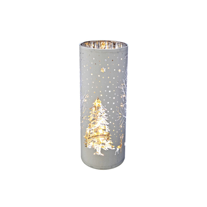 8'' H Glass Tabletop Lantern
