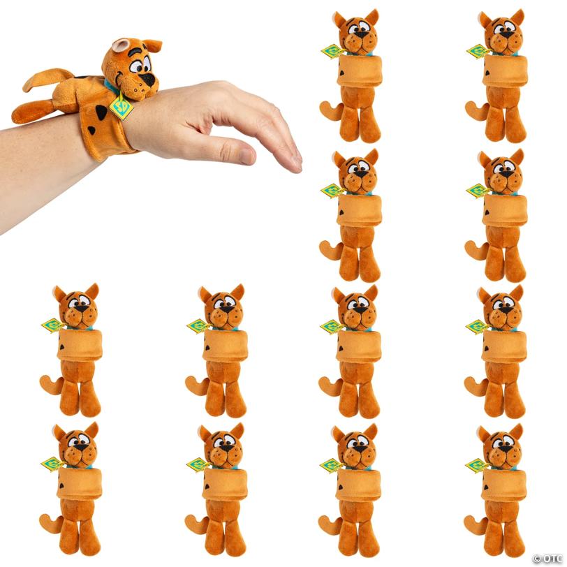 8 3/4" Scooby-Doo!™ Stuffed Character Hugging Slap Bracelets - 12 Pc.