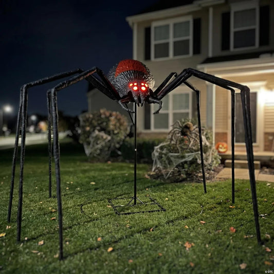 8 Ft. x 5 Ft. Black Widow Spider Halloween Yard Decoration