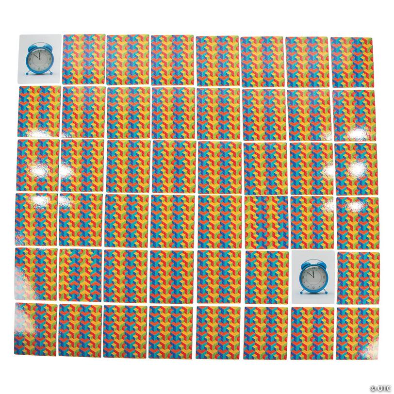 8" x 10" Jumbo Picture Pairs Card Matching Floor Game - 48 Pc.