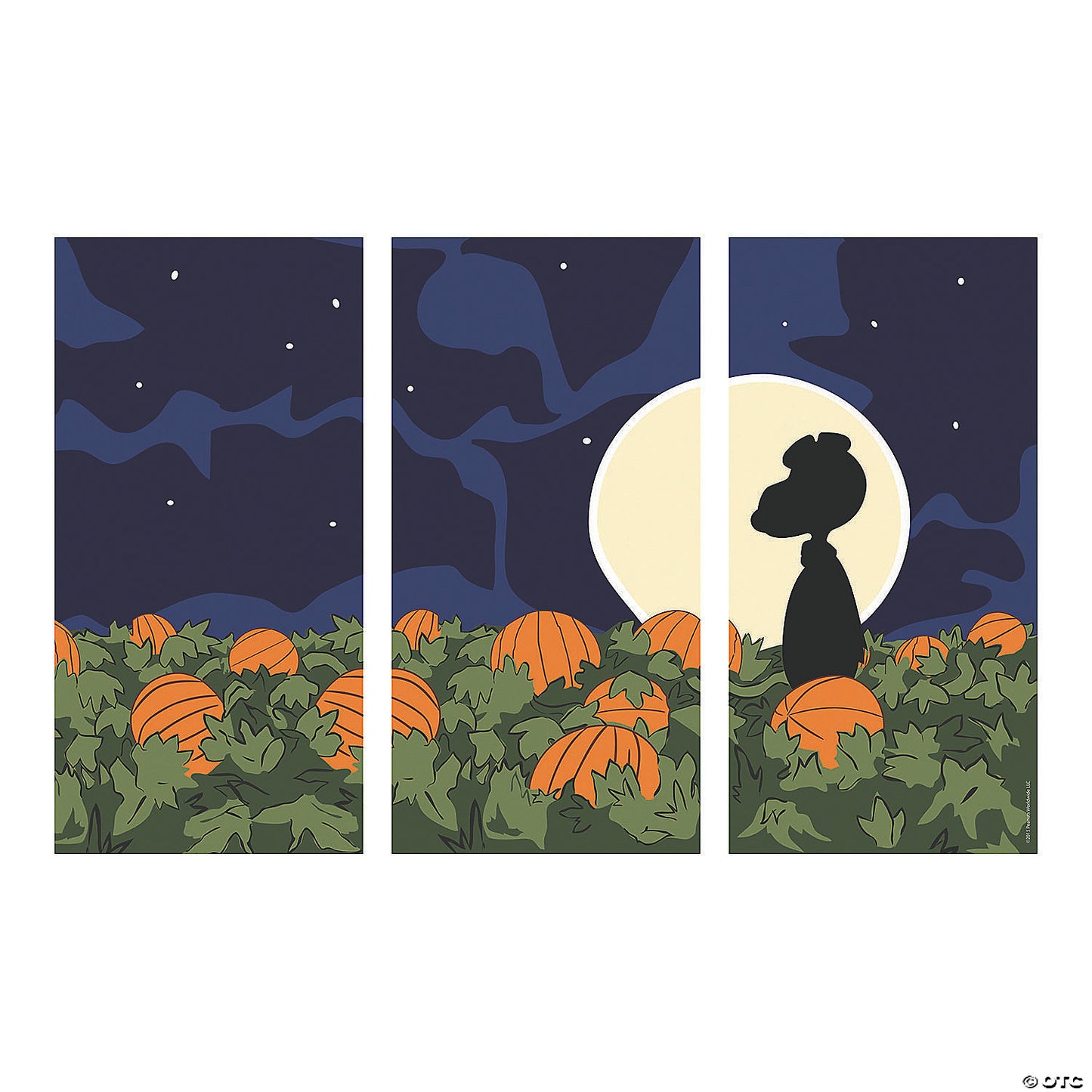 9 Ft. x 6 Ft. Peanuts Snoopy Halloween The Great Pumpkin Backdrop - 3 Pc. | USA Decoration®