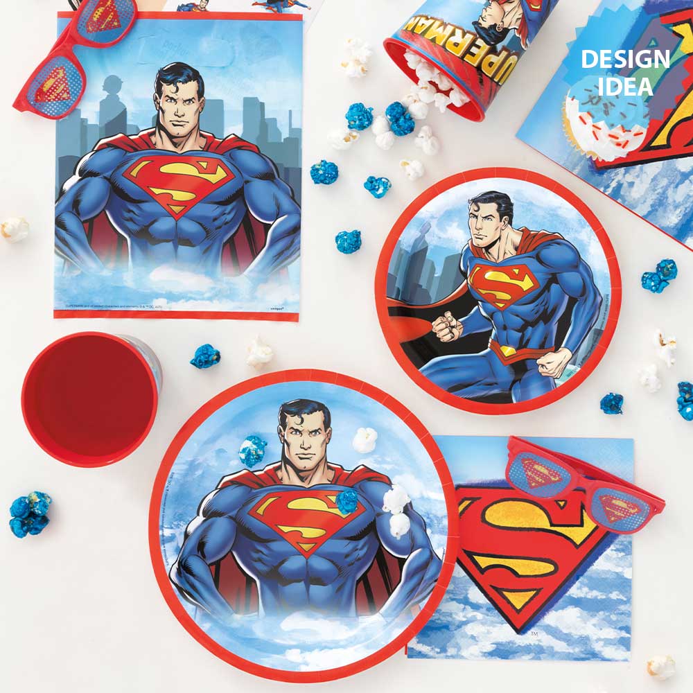 Superman Dinner Plates 8 Pack