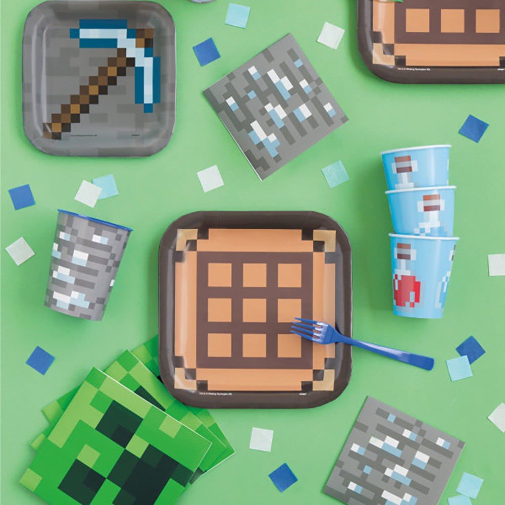 Minecraft Paper Cups 8 Pack