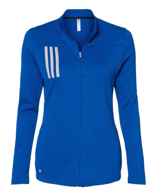 Women's 3-Stripes Double Knit Full-Zip | USA Decoration