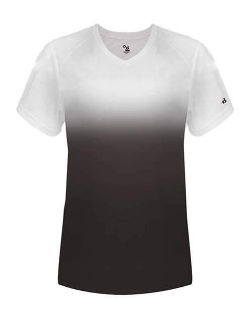 Women's V-Neck Ombre T-Shirt | USA Decoration