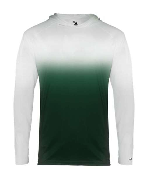 Youth Ombre Long Sleeve Hooded T-Shirt | USA Decoration