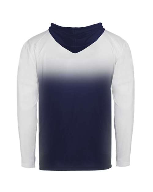 Youth Ombre Long Sleeve Hooded T-Shirt | USA Decoration