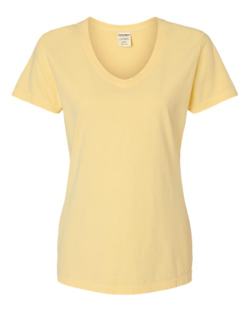 Garment-Dyed Women's V-Neck T-Shirt | USA Decoration®