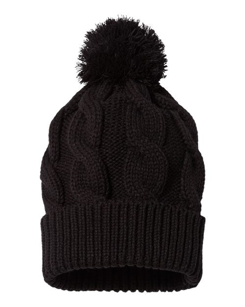 Chunk Twist Cuffed Beanie | USA Decoration