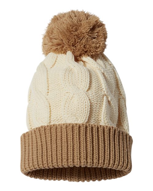 Chunk Twist Cuffed Beanie | USA Decoration