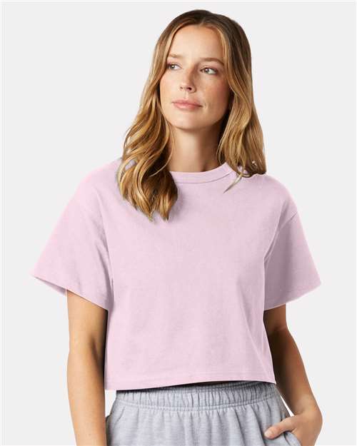 Women's Heritage Jersey Crop Short Sleeve T-Shirt | USA Decoration