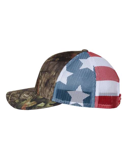 Printed Mesh Trucker Cap | USA Decoration