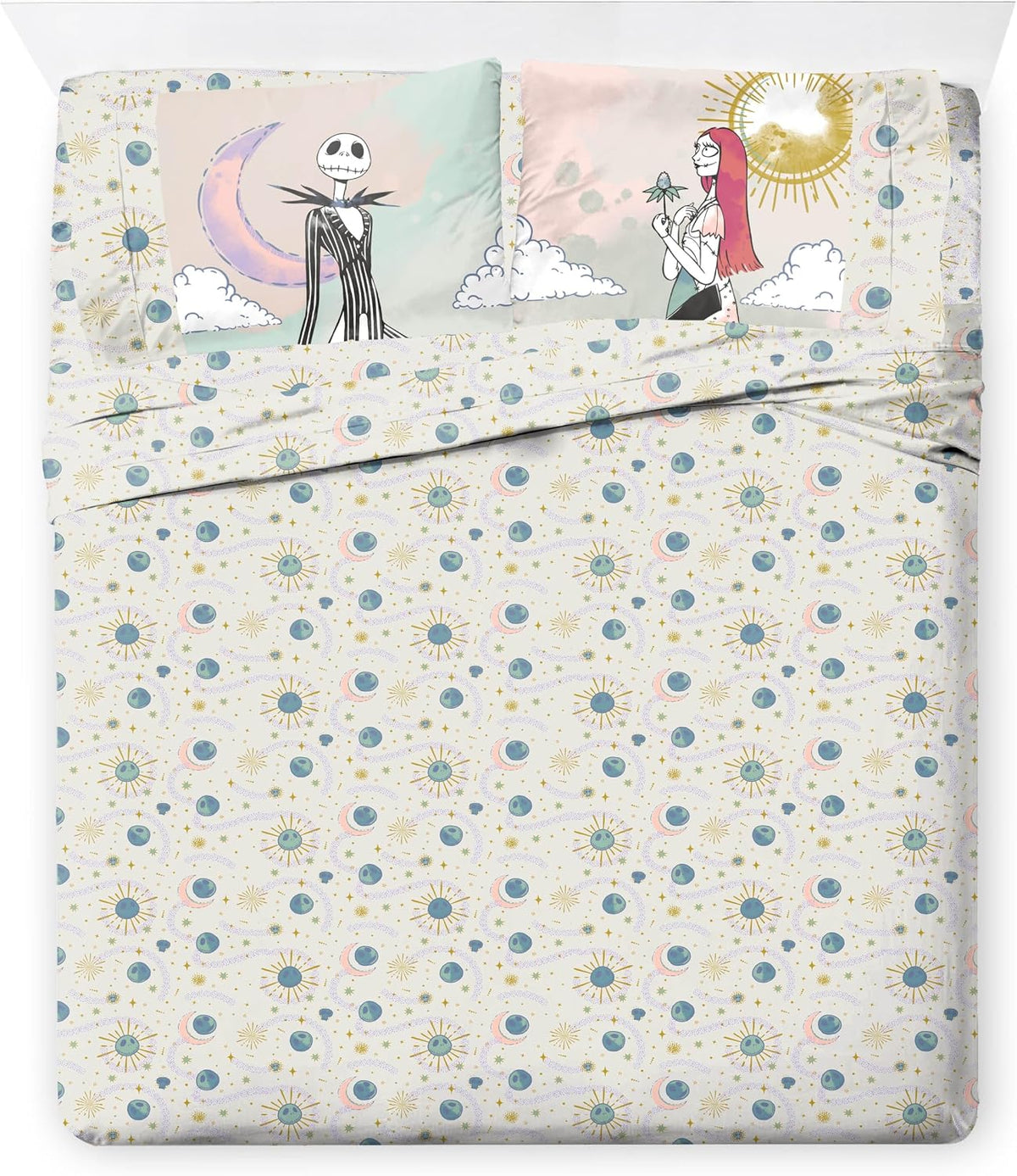 Disney Nightmare Before Christmas Full Comforter Set 7 Piece, Multi