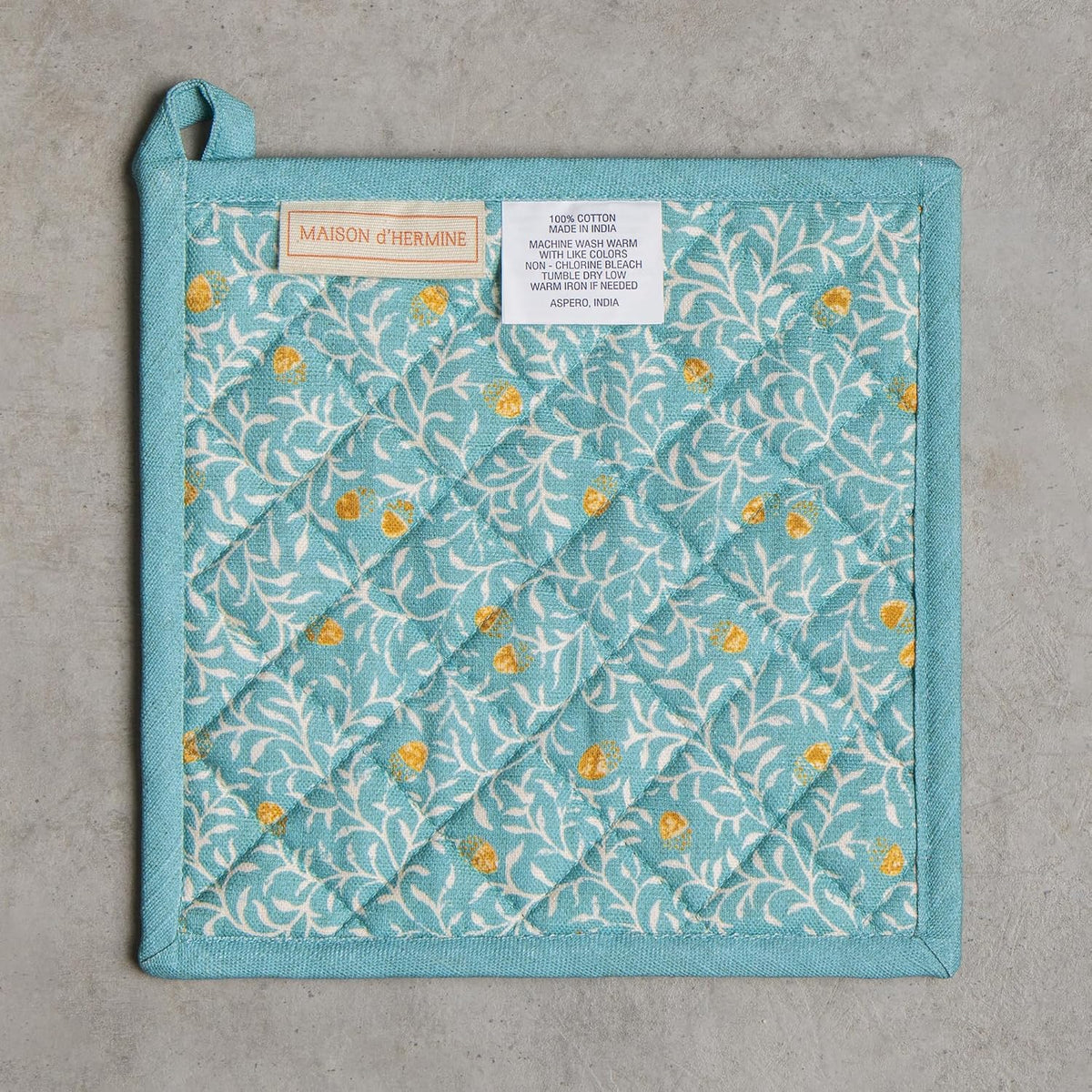 Maison d' Hermine Pot Holders 100% Cotton Potholders (8" x 8", Pack of 2)