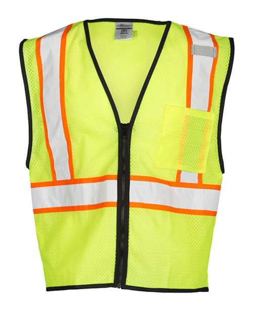 Chemically Treated Contrast Mesh Vest | USA Decoration