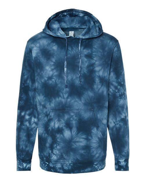 Midweight Tie-Dyed Hooded Sweatshirt | USA Decoration
