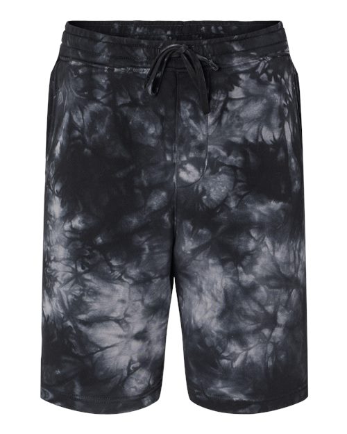 Tie-Dyed Fleece Shorts | USA Decoration