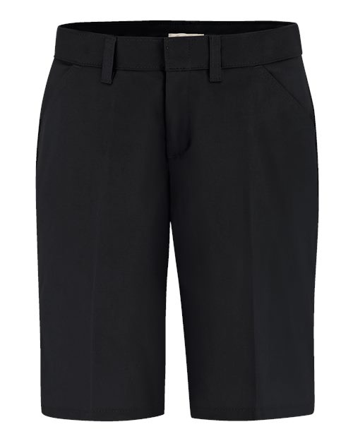 Women's Flat Front Shorts | USA Decoration