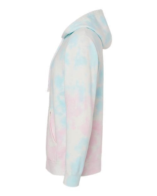 Midweight Tie-Dyed Hooded Sweatshirt | USA Decoration
