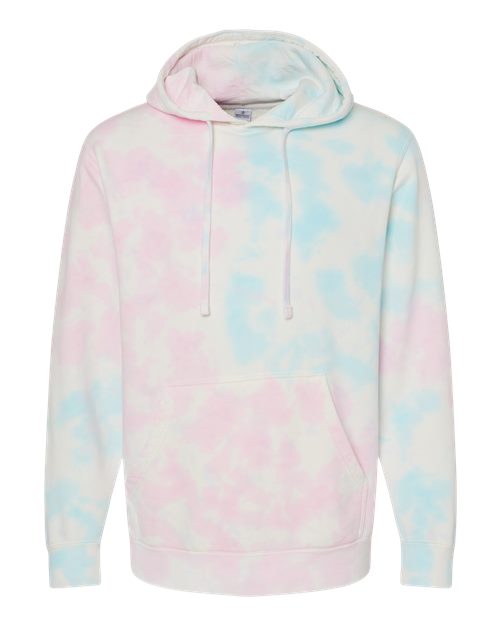Midweight Tie-Dyed Hooded Sweatshirt | USA Decoration
