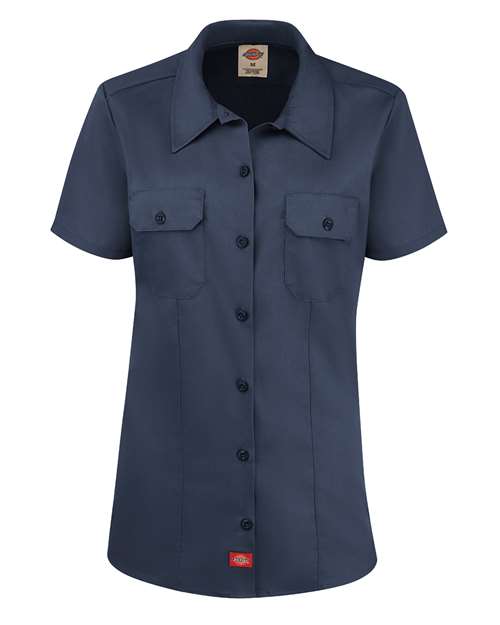 Women's Short Sleeve Work Shirt | USA Decoration