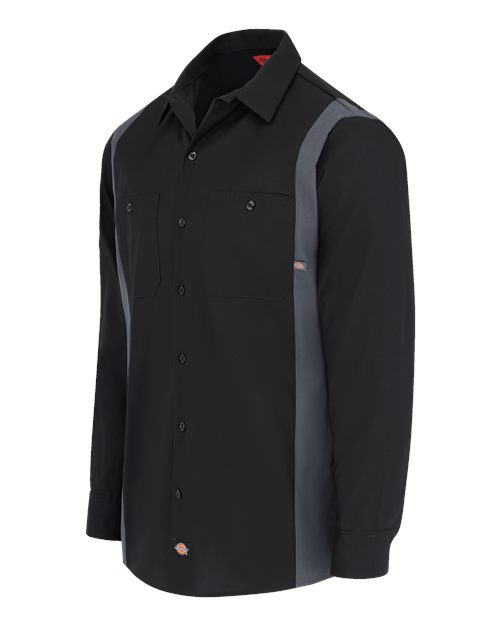Industrial Colorblocked Long Sleeve Shirt | USA Decoration