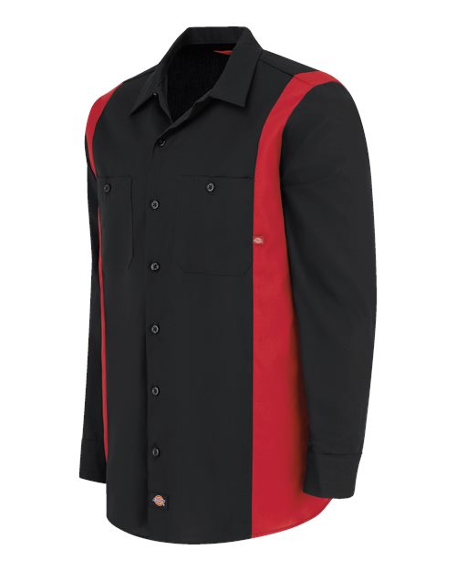 Industrial Colorblocked Long Sleeve Shirt - Tall Sizes | USA Decoration